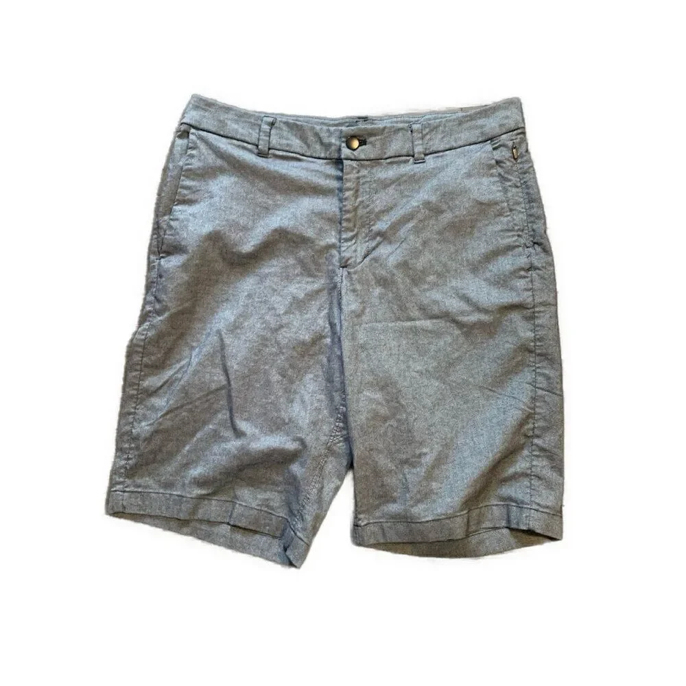 Lululemon Mens Casual Black Gray Shorts 11” Size 32 Medium